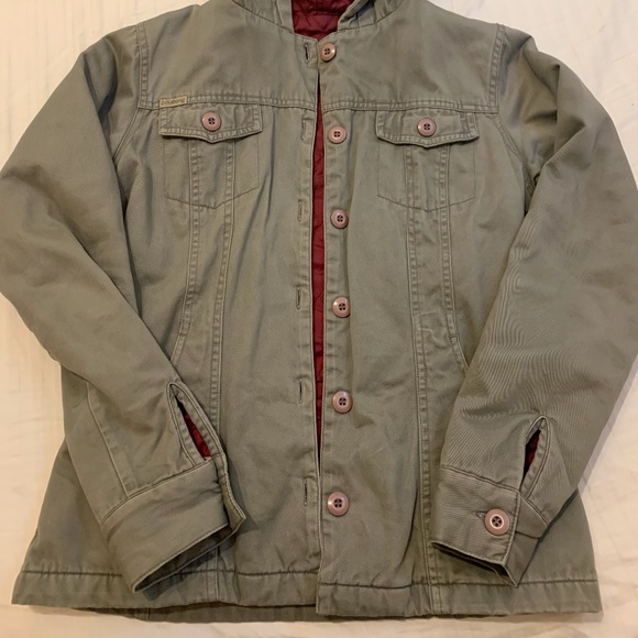Billabong Olive and Red Small Jacket - Picture 4 of 4